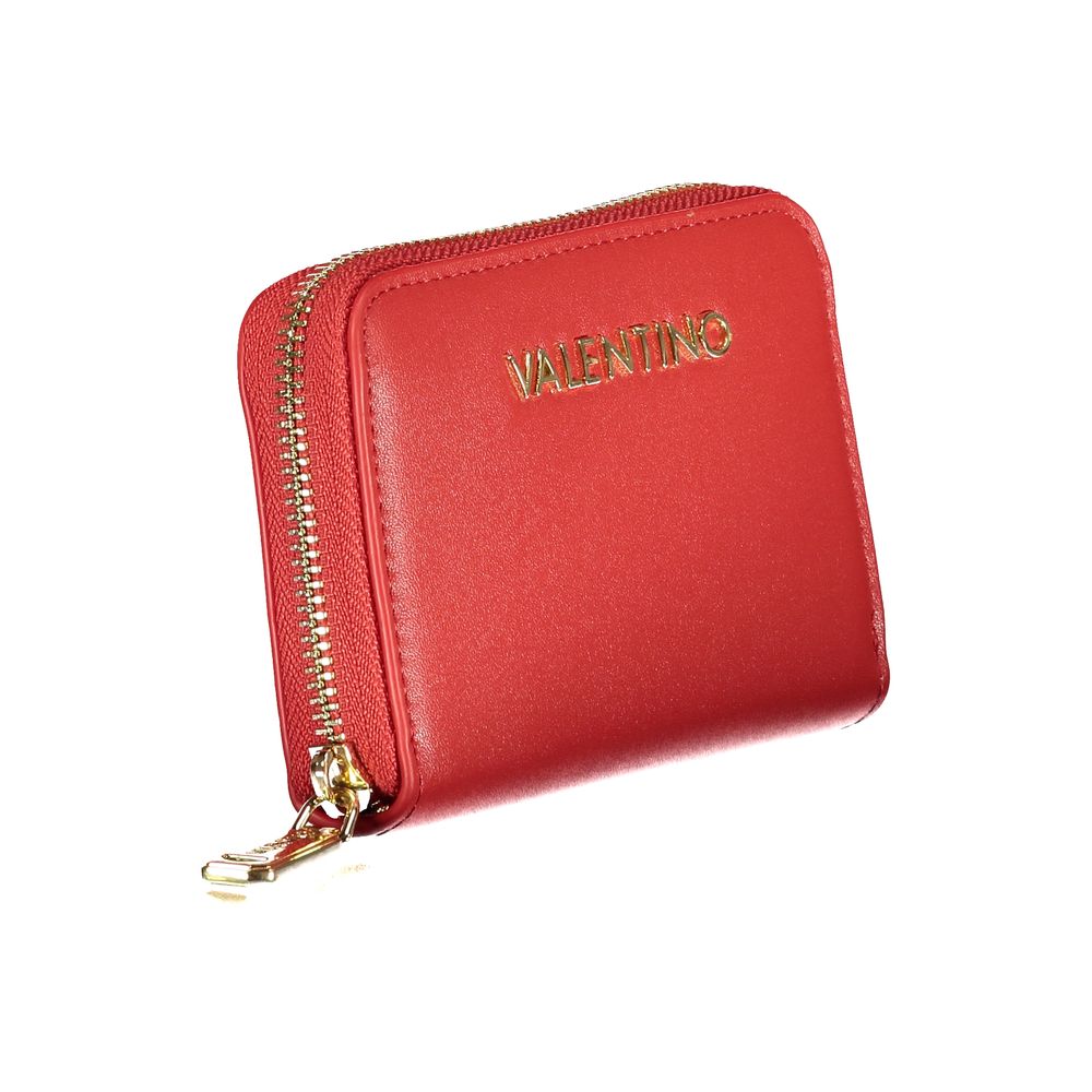 Mario Valentino Rosso Polyurethane Women Wallet
