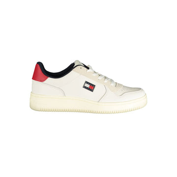 Tommy Hilfiger Bianco Polyurethane Men Sneaker