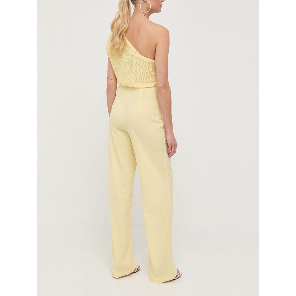 Patrizia Pepe Yellow Polyester Rompers