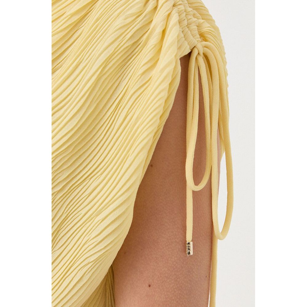 Patrizia Pepe Yellow Polyester Rompers