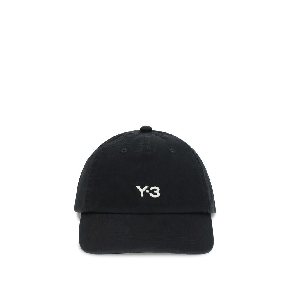 Y-3 Black Cotton Cap (Baseball Hat)