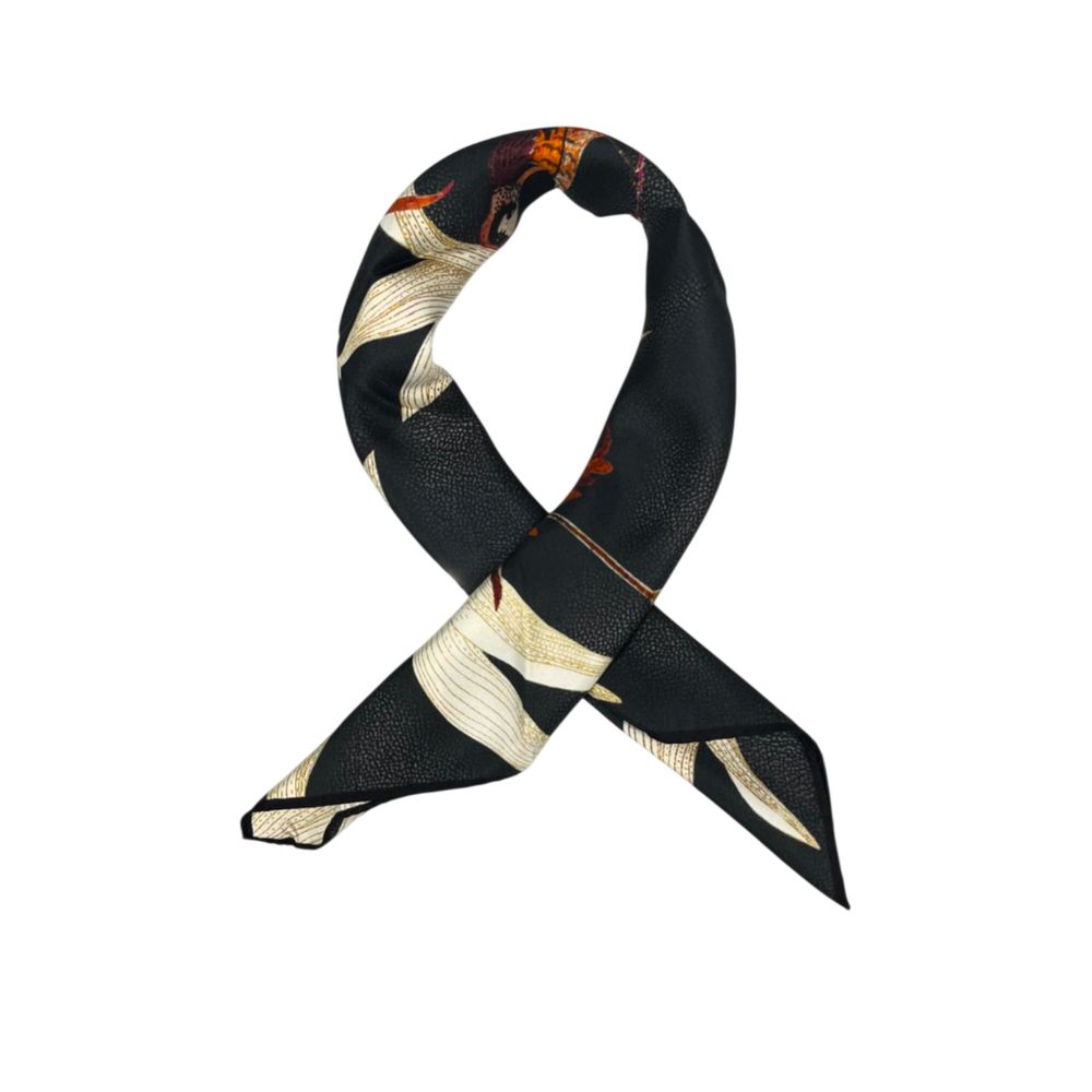 Borbonese Beige Silk Women Scarf