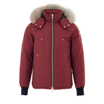 Moose Knuckles Red Nylon Parka