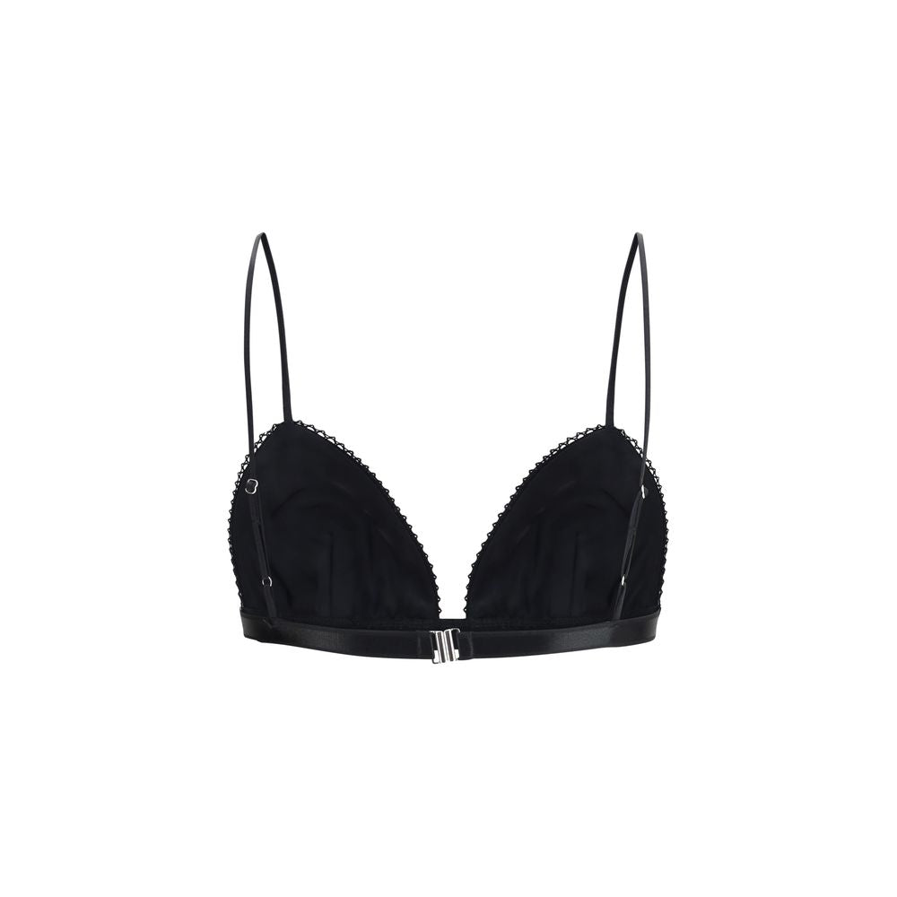 The Andamane Black Viscose Bra