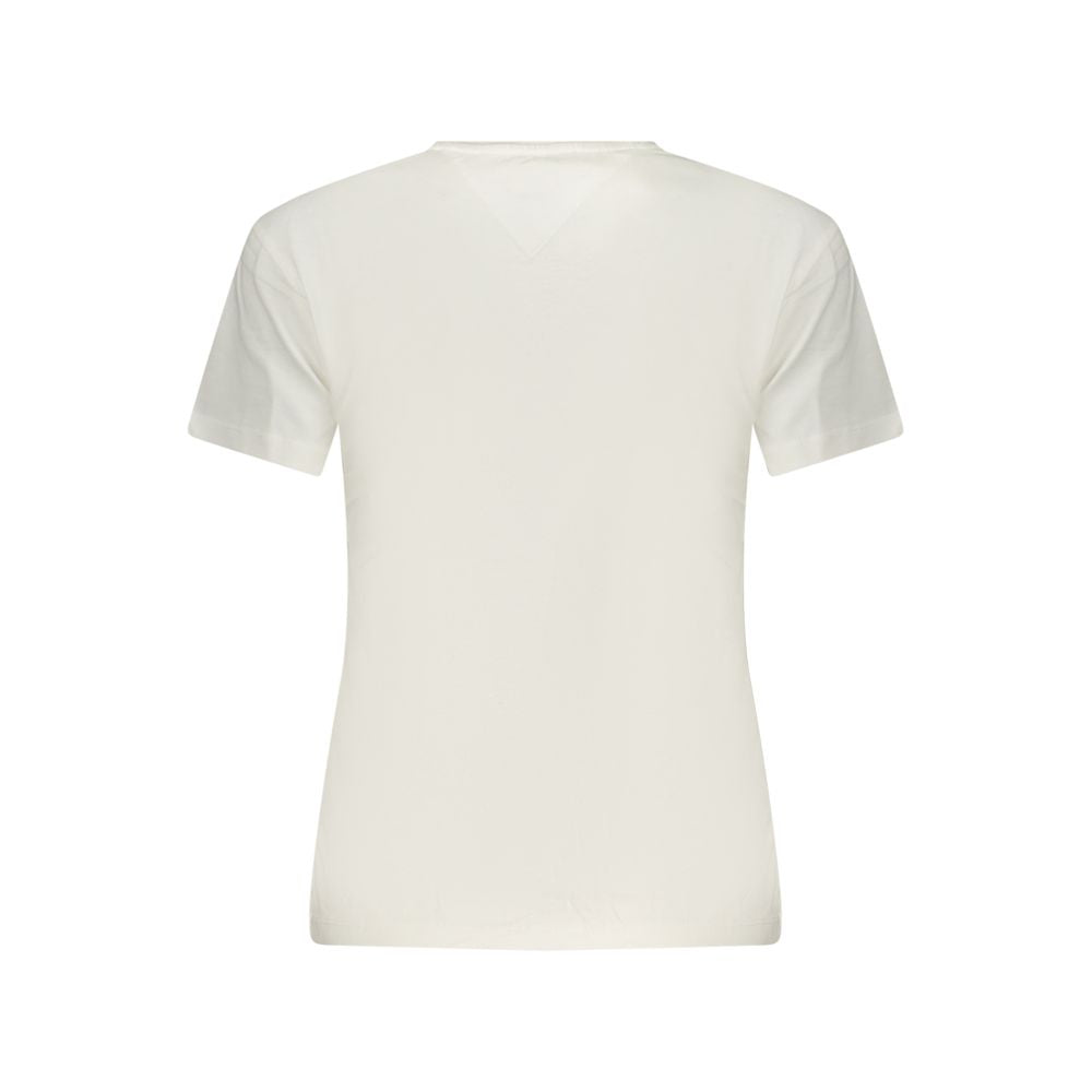 Tommy Hilfiger White Cotton Women T-Shirt