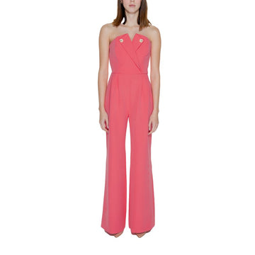 Silence Orange Polyester Jumpsuit