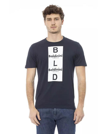 Baldinini Trend Blue Cotton T-Shirt