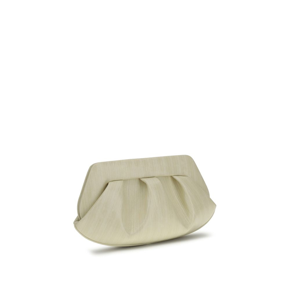 THEMOIRè White Polyethylene Clutch Bag