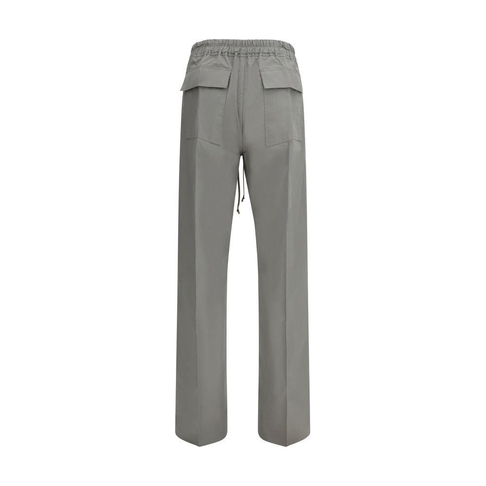 Rick Owens Gray Viscose Casual Pants