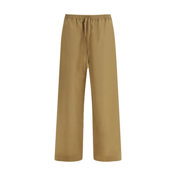 Loulou De Saison Beige Cotton Casual Pants