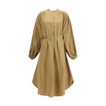 Loulou De Saison Beige Cotton Casual Dress