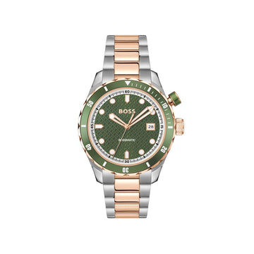 Hugo Boss Gray Stainless Steel Dress Watch