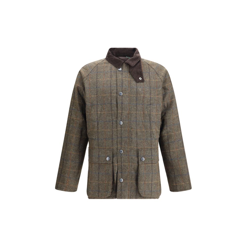Barbour Bicolor Wool Coat