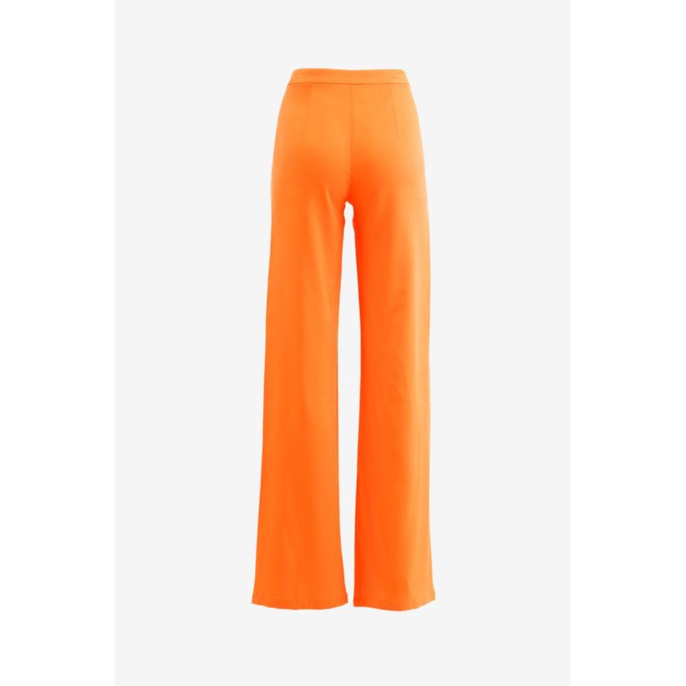 Patrizia Pepe Orange Viscose Pants