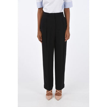 Tory Burch Black Acetate Casual Pants