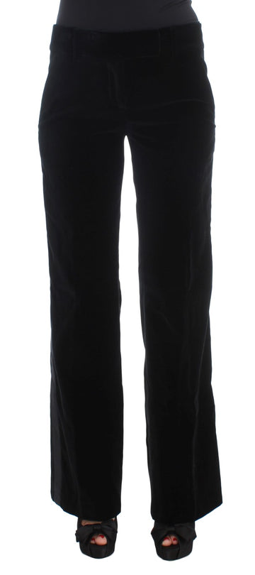Ermanno Scervino Black Viscose Pants