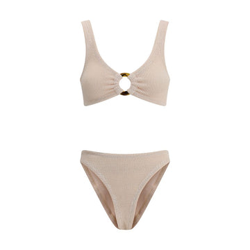 Hunza G Beige Polyamide Bikini