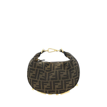 Fendi Brown Nylon Shoulder Bag