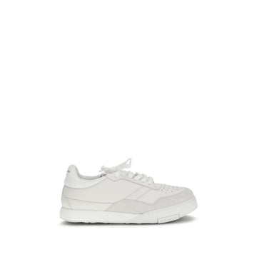 Givenchy White Calf Leather Bos Taurus Low Top Sneakers