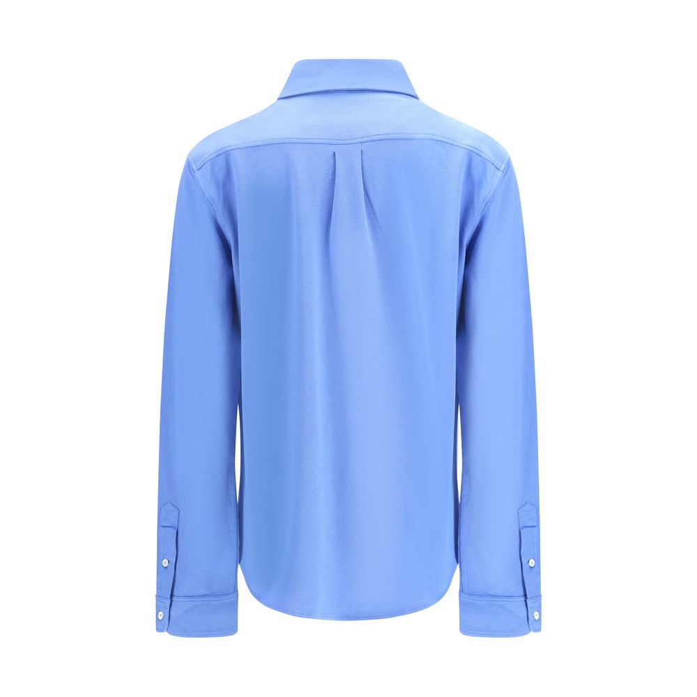 Miu Miu Blue Cotton Dress Shirt