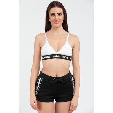Moschino White Cotton Bra