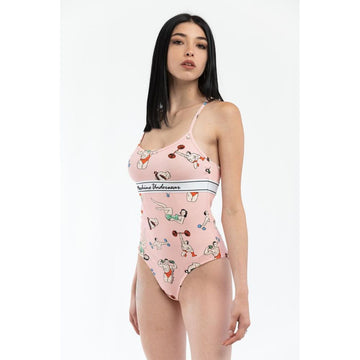 Moschino Pink Cotton Bodysuit