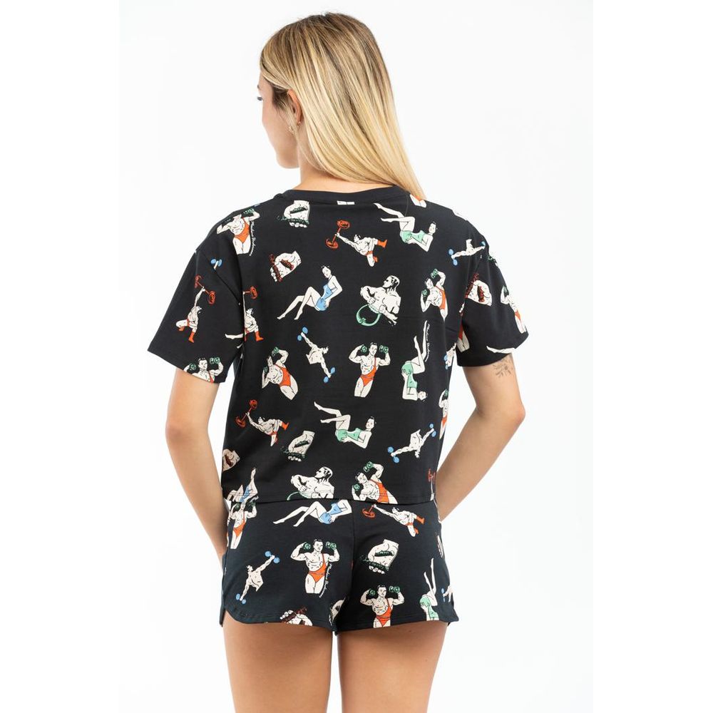 Moschino Black Cotton T-Shirt