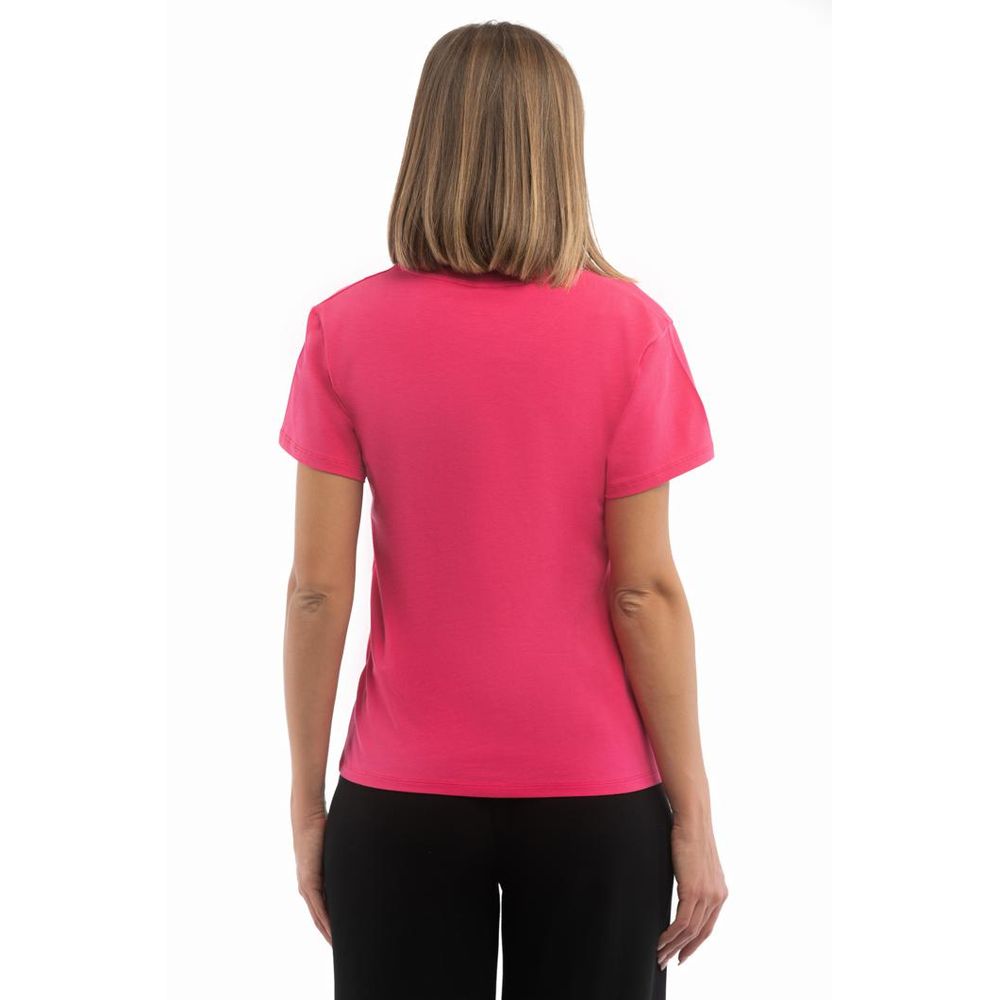 Moschino Fuchsia Cotton T-Shirt