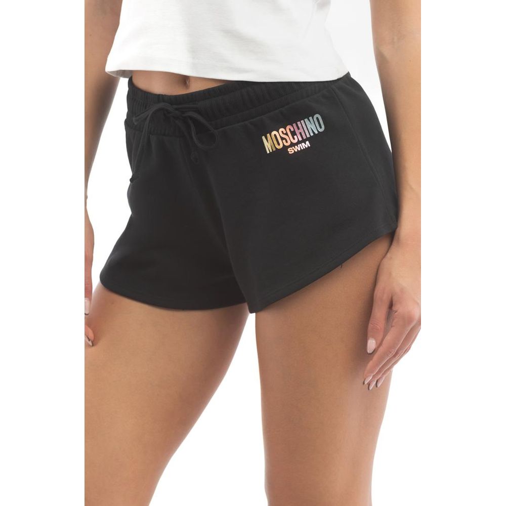 Moschino Black Cotton Shorts