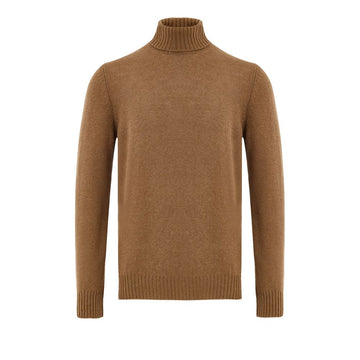 Gran Sasso Brown Wool Turtleneck