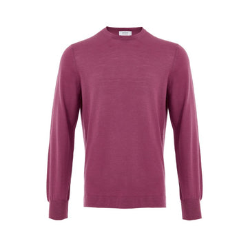 Gran Sasso Purple Wool Sweatshirt