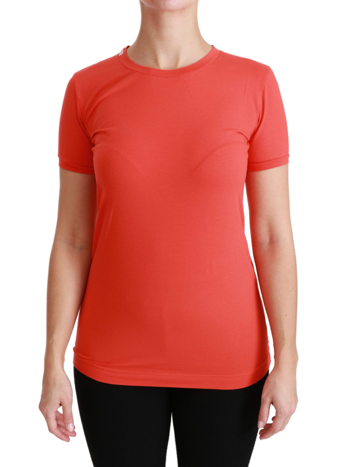 Dolce & Gabbana Red Crewneck Short Sleeve T-shirt Cotton Top - Whispers Of Wisdom Clothing