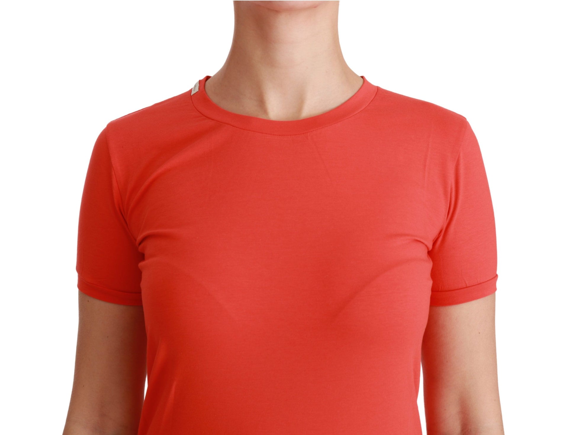 Dolce & Gabbana Red Crewneck Short Sleeve T-shirt Cotton Top - Whispers Of Wisdom Clothing