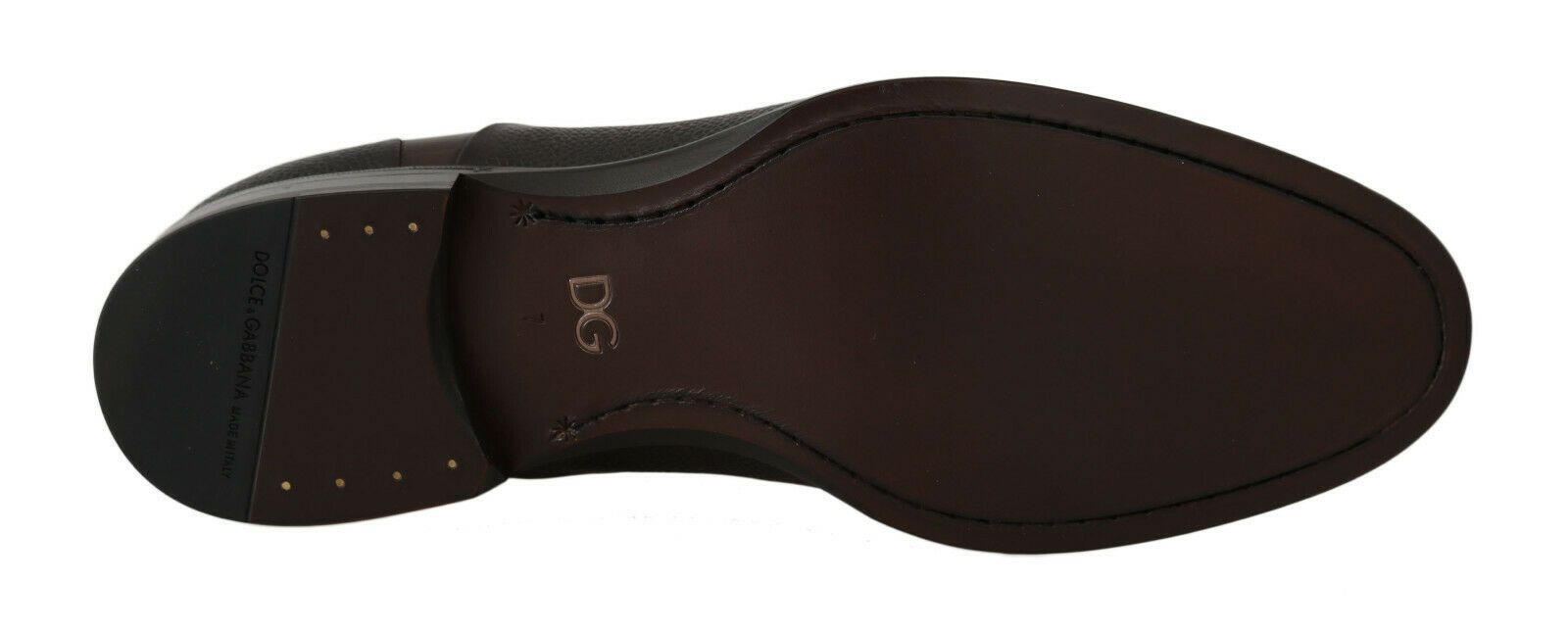 Dolce & Gabbana Brown Leather Laceups Dress Mens Shoes - Whispers Of Wisdom Clothing