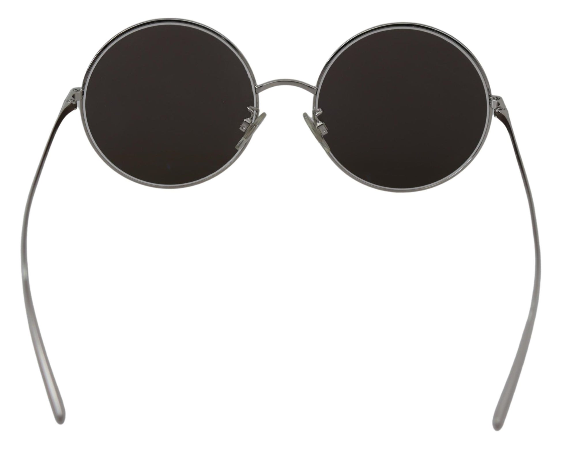 Dolce & Gabbana Silver Plated Round Gray Le nses Women Sunglasses - Whispers Of Wisdom Clothing