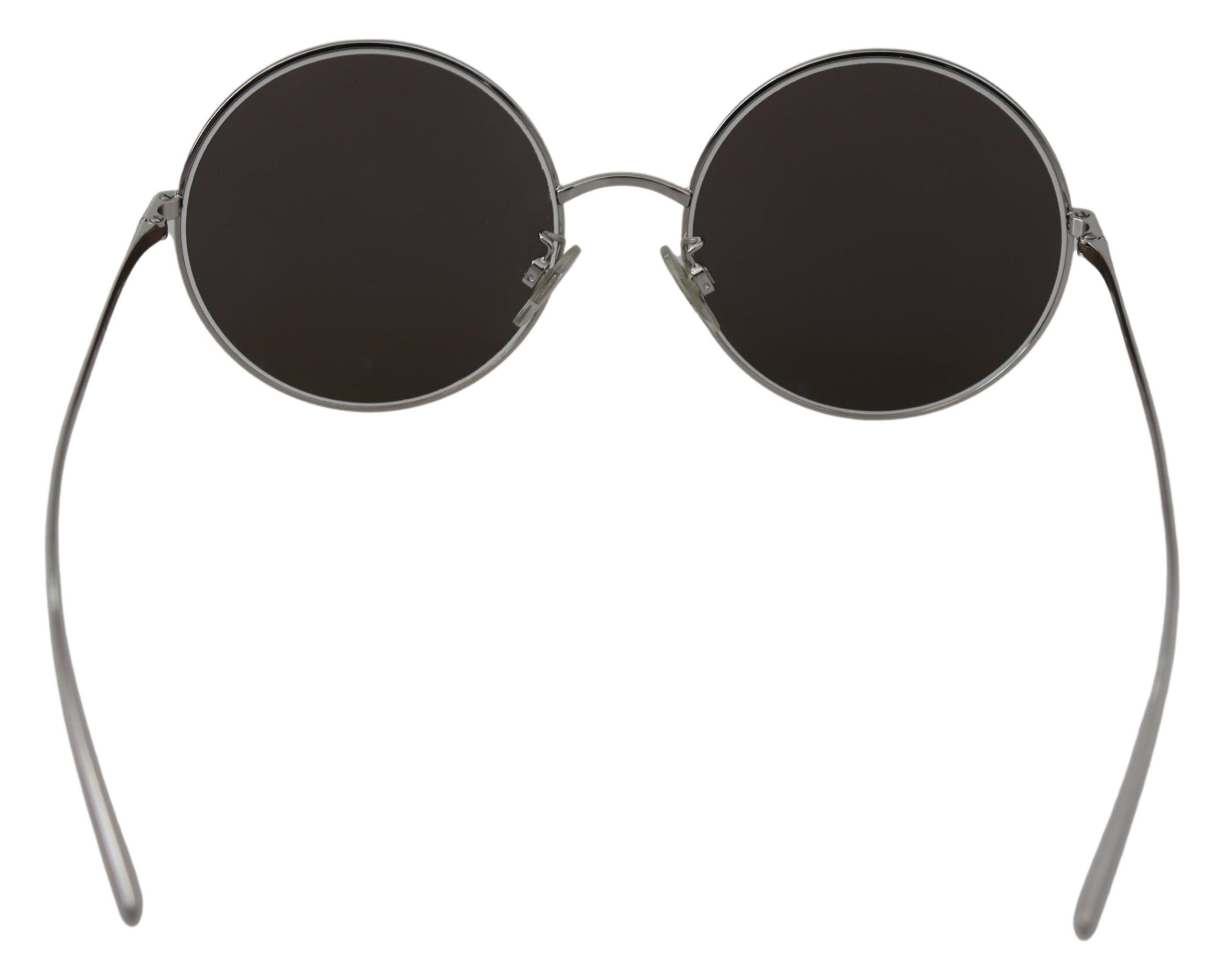 Dolce & Gabbana Silver Plated Round Gray Le nses Women Sunglasses - Whispers Of Wisdom Clothing