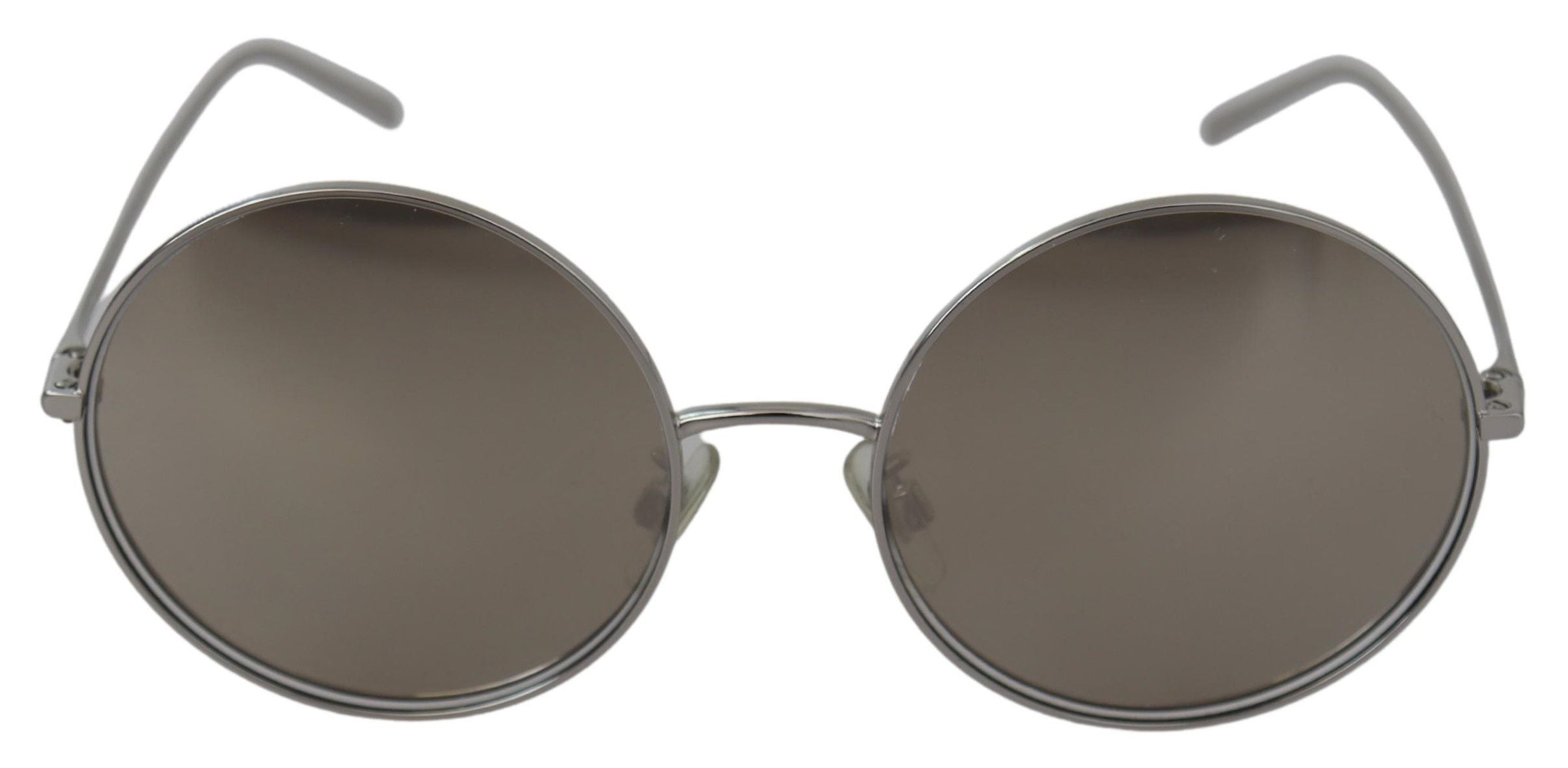Dolce & Gabbana Silver Plated Round Gray Le nses Women Sunglasses - Whispers Of Wisdom Clothing