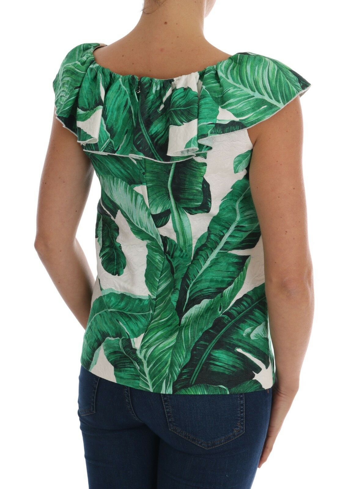 Dolce & Gabbana Pineapple Banana Sequins Blouse T-shirt - Whispers Of Wisdom Clothing