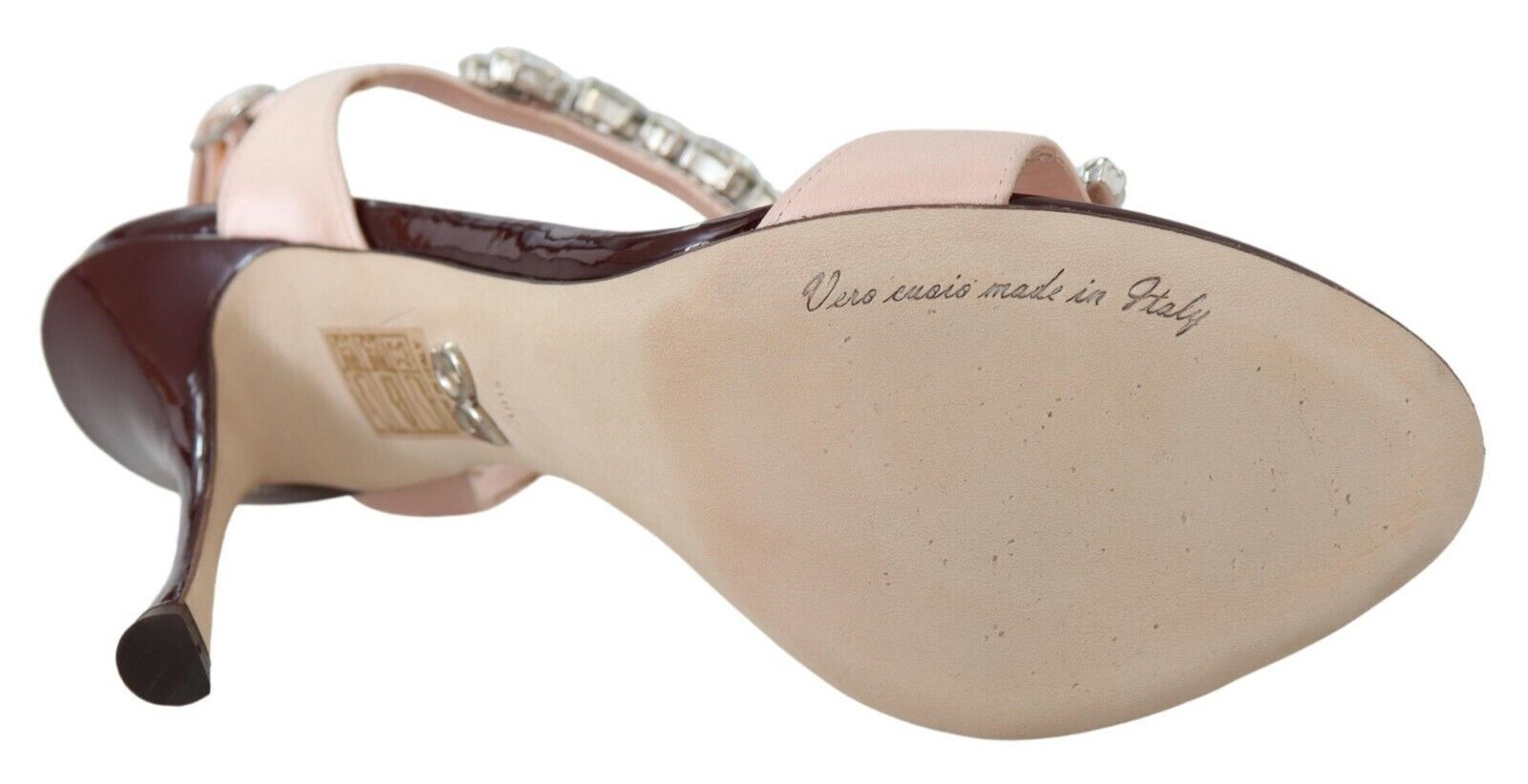 Dolce & Gabbana Pink Crystals Heels Keira Sandals - Whispers Of Wisdom Clothing
