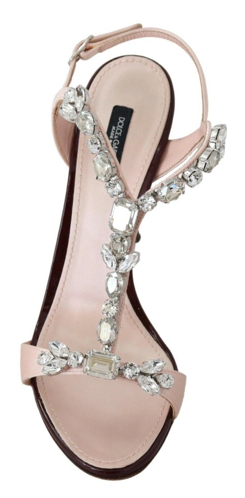 Dolce & Gabbana Pink Crystals Heels Keira Sandals - Whispers Of Wisdom Clothing