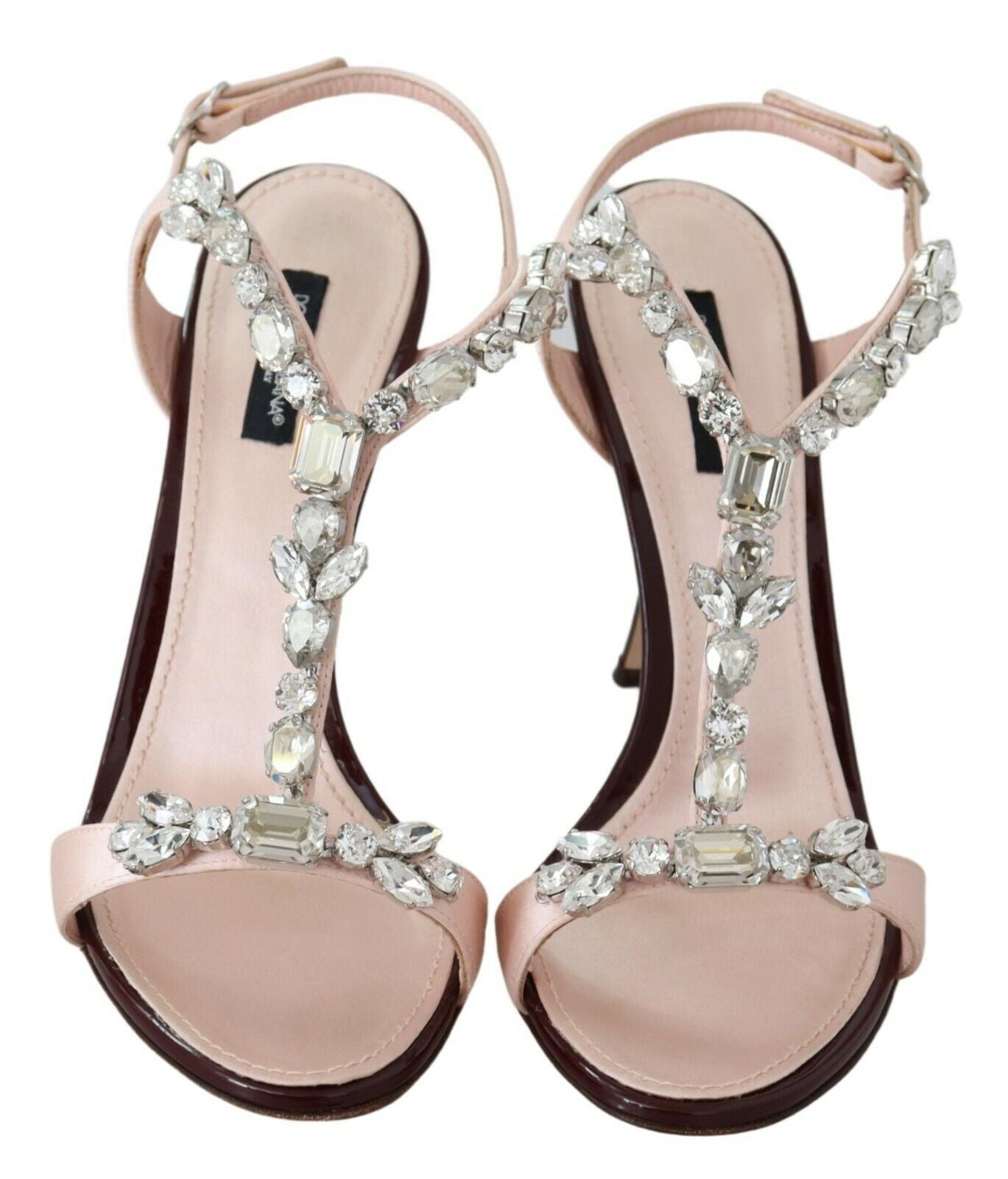 Dolce & Gabbana Pink Crystals Heels Keira Sandals - Whispers Of Wisdom Clothing