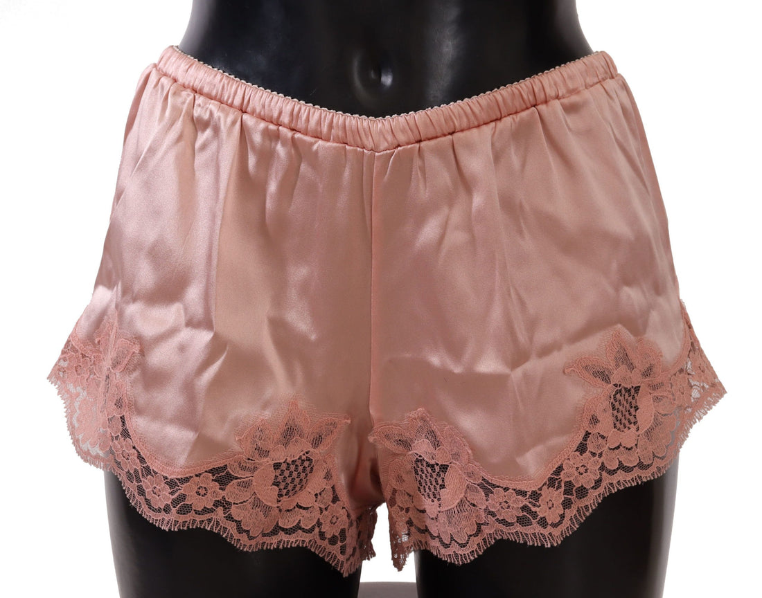 Dolce & Gabbana Pink Floral Lace Lingerie Underwear - Whispers Of Wisdom Clothing