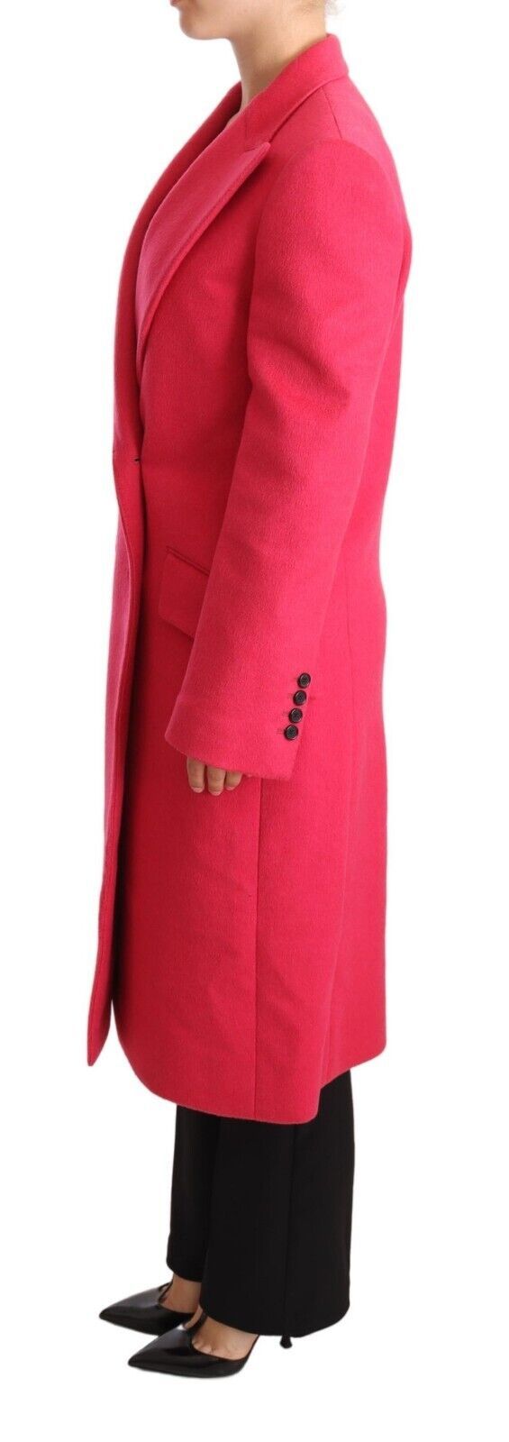 Dolce & Gabbana Pink Double Breasted Trenchcoat Jacket - Whispers Of Wisdom Clothing