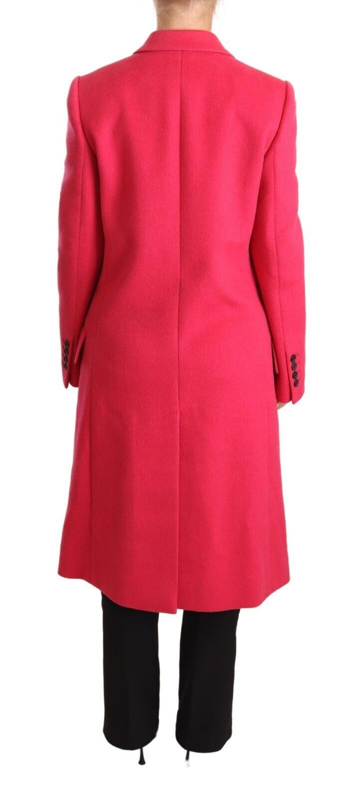 Dolce & Gabbana Pink Double Breasted Trenchcoat Jacket - Whispers Of Wisdom Clothing