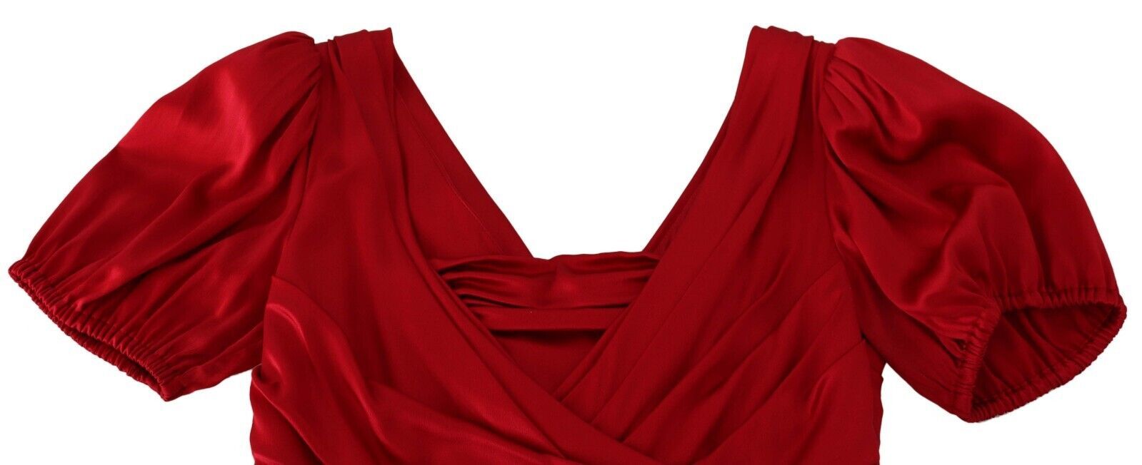 Dolce & Gabbana Red Silk Stretch Sheath Mermaid Gown Dress - Whispers Of Wisdom Clothing