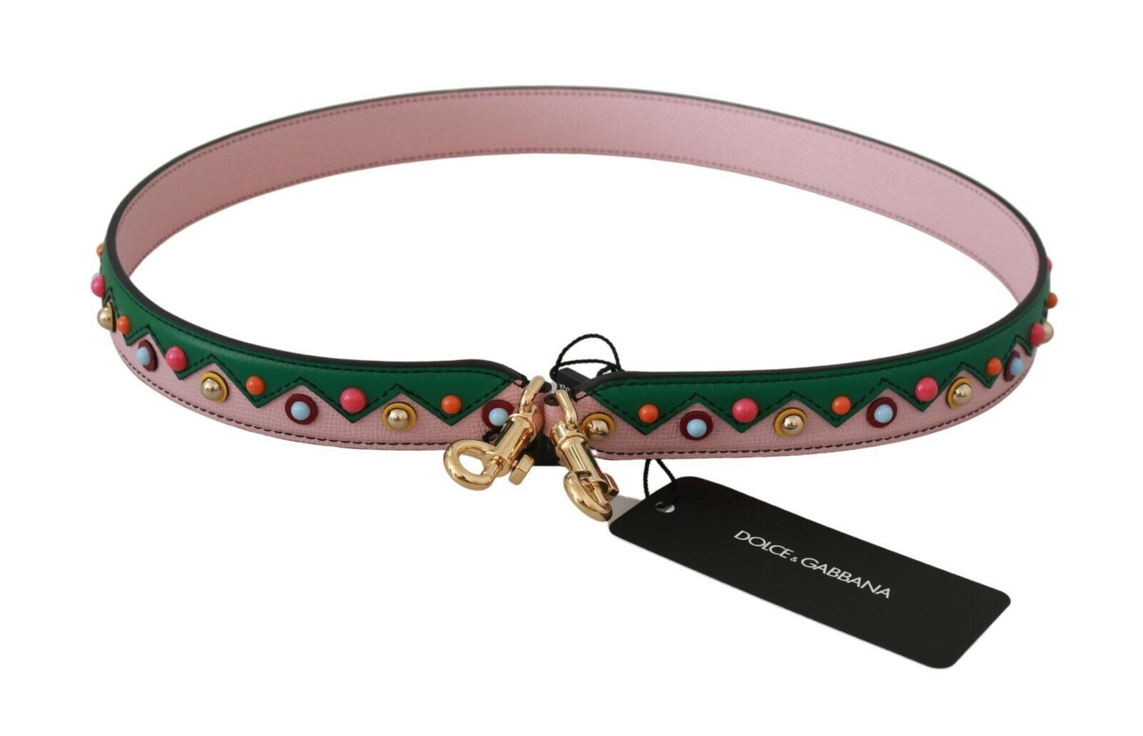 Dolce & Gabbana Shoulder Strap Leather Pink Handbag Accessory - Whispers Of Wisdom Clothing