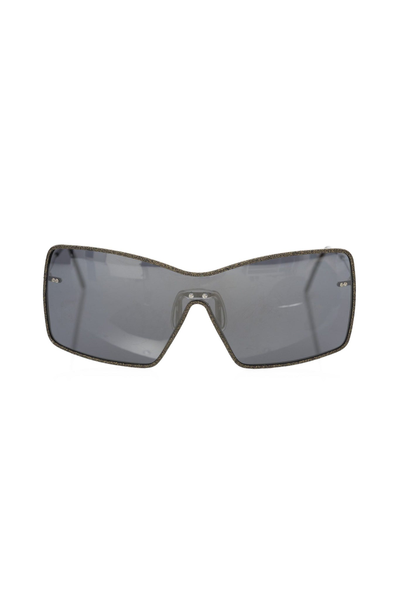 Frankie Morello Black Metallic Women's Sunglasses