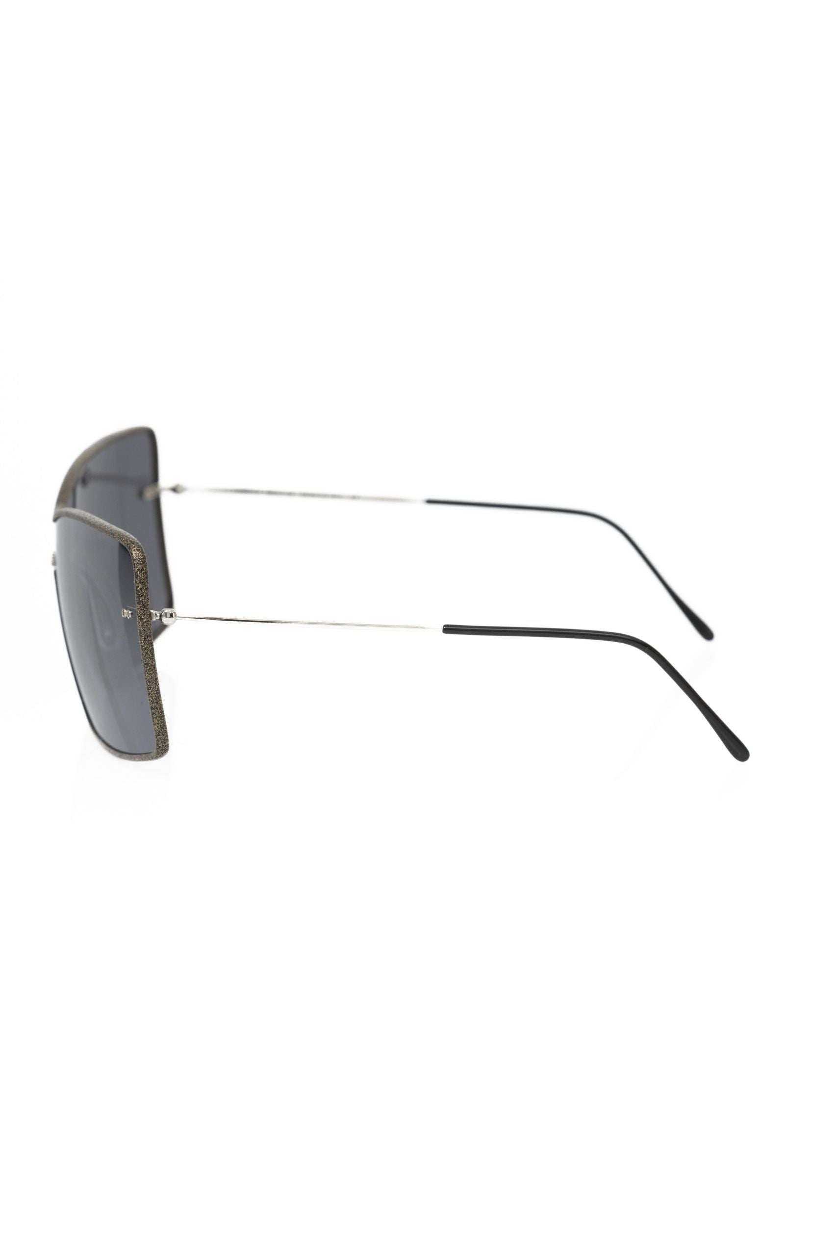 Frankie Morello Black Metallic Women's Sunglasses
