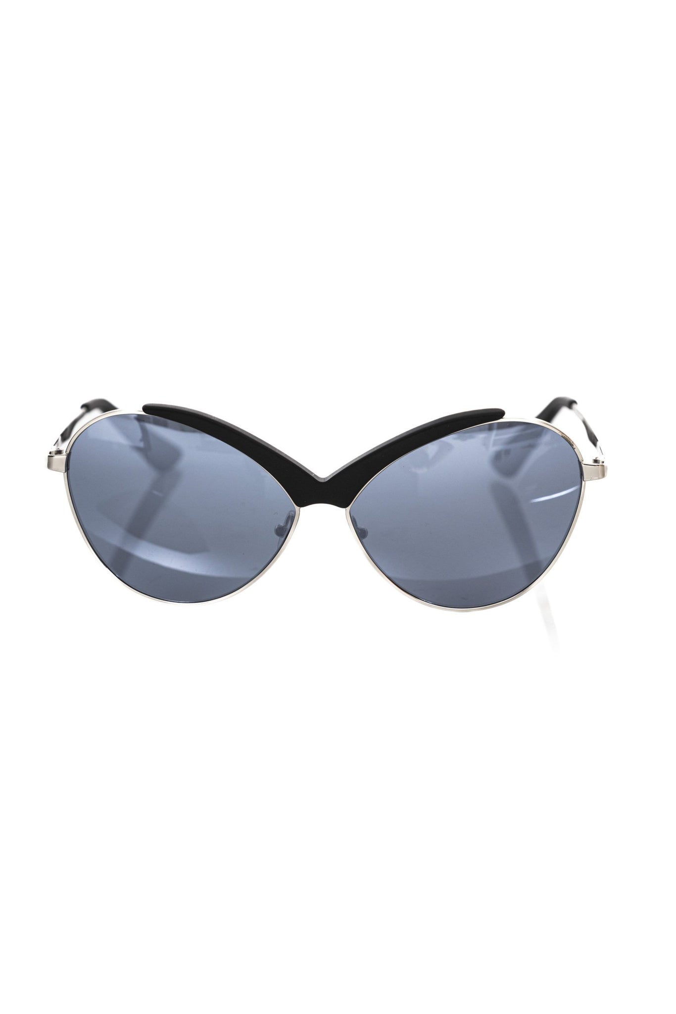 Frankie Morello Black Metallic Sunglass for Women