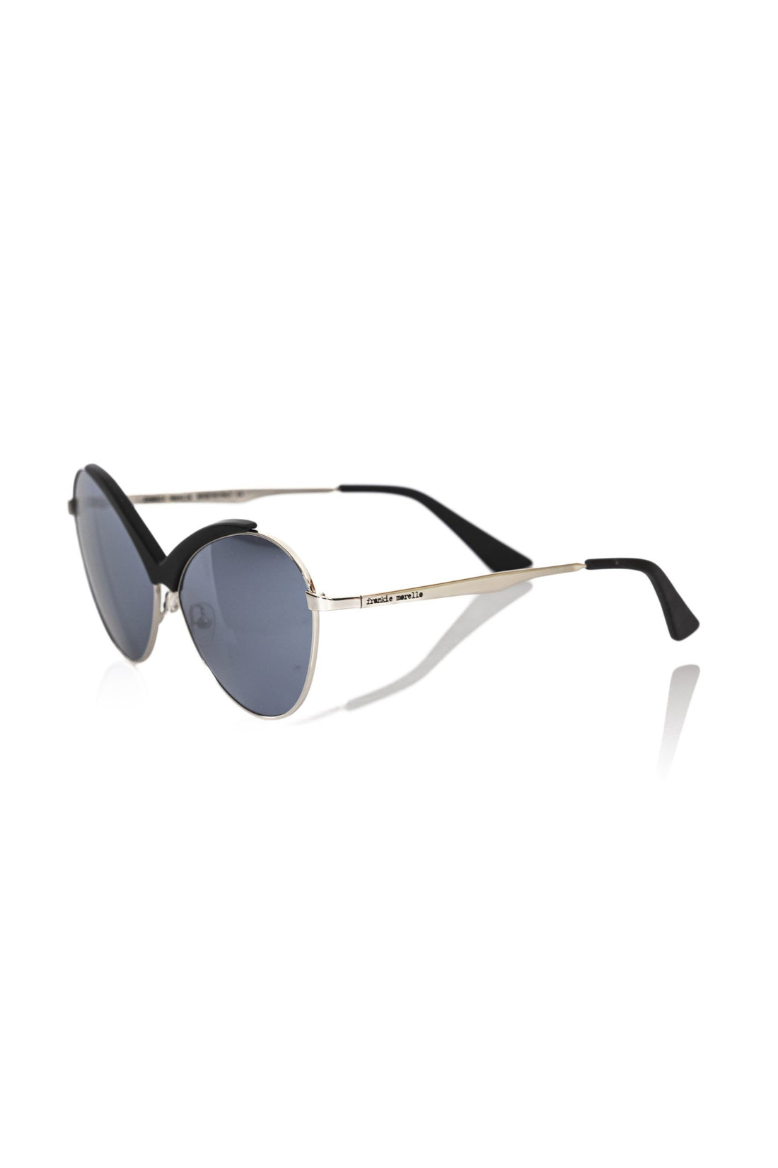 Frankie Morello Black Metallic Sunglass for Women